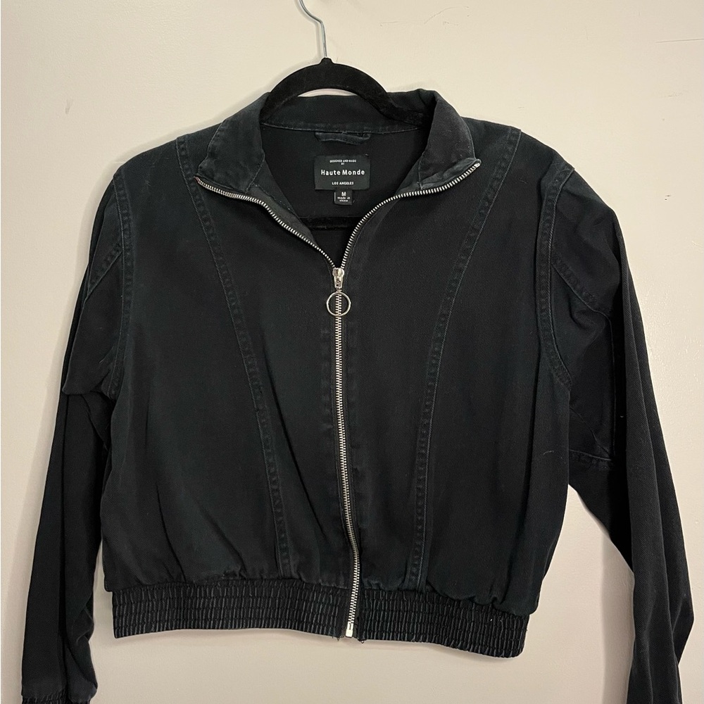 Haute Monde Black Denim Jacket